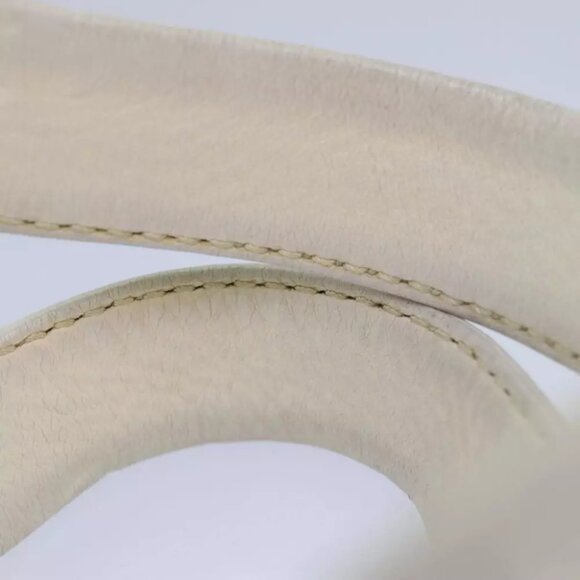 CHANEL Hand Bag Canvas Leather Beige CC Auth yb619 - Picture 9 of 16